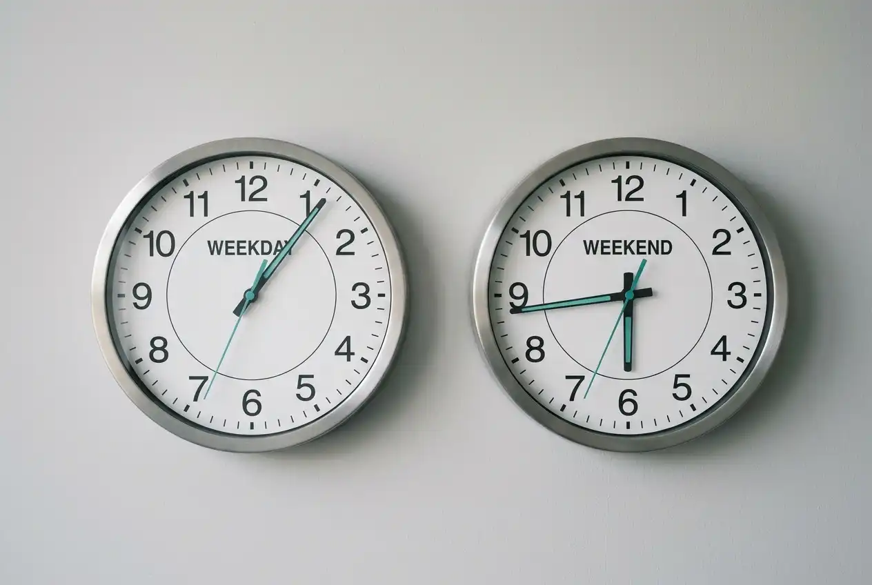 Tested PayID withdrawal speeds comparing weekday and weekend processing times